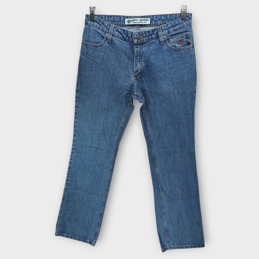 Womens Harley Davidson Blue Jeans Size 6 Regular
